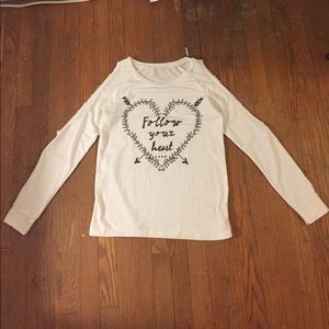 Cold Shoulder Sweatshirt